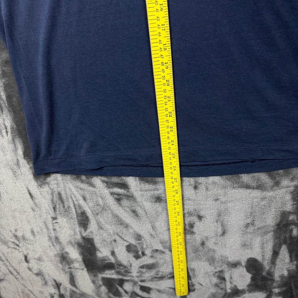 College Lane T-Shirt Mens XL Navy Camp Veritans Staff Vintage USA Made 50/50 - Picture 5 of 7